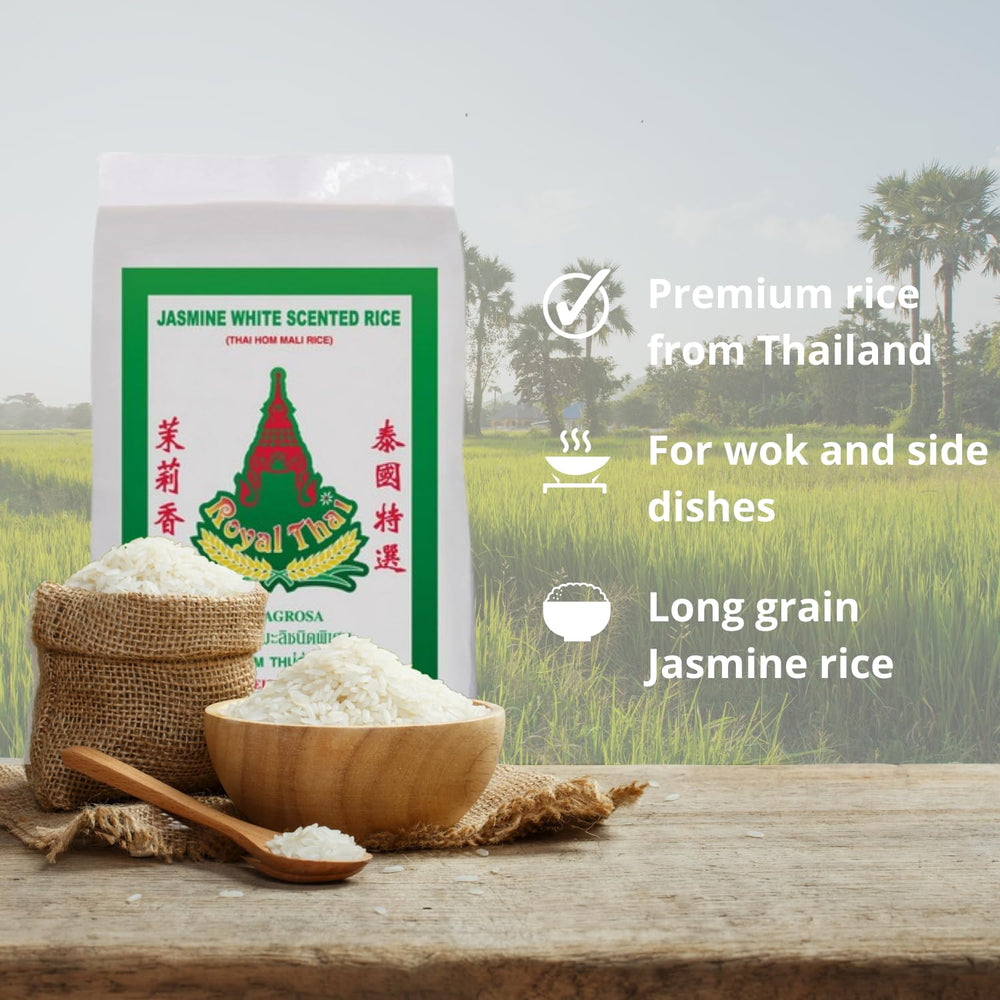 ROYAL THAI RICE - Riz à grains longs et parfumé au jasmin - 1 x 18 kg