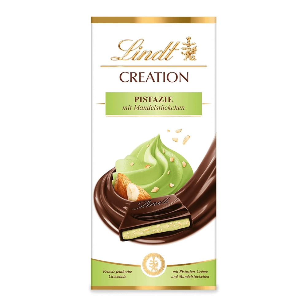 Lindt Chocolate Creation Hazelnut De Luxe Fine Dark, 150 grame Bomboane de Ciocolata Naty Shop 150 grame Fistic