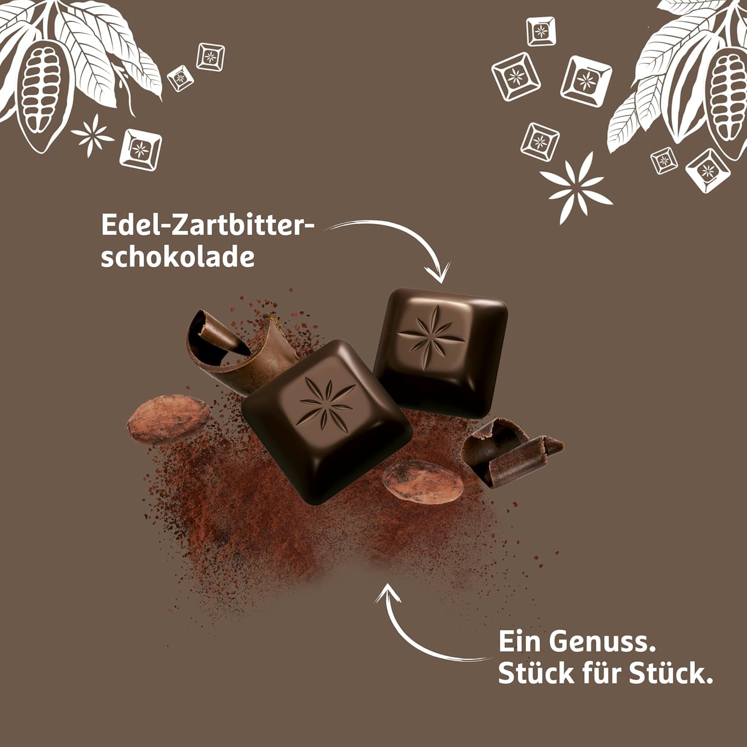 Chocolat noir Schogetten (50% de cacao), 100 g
