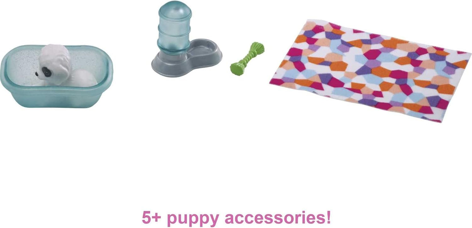 Barbie GRG78 - Mini Playset avec 2 chiens, niche et accessoires, cadeau pour enfants de 3 à 7 ans Naty Shop Dolls