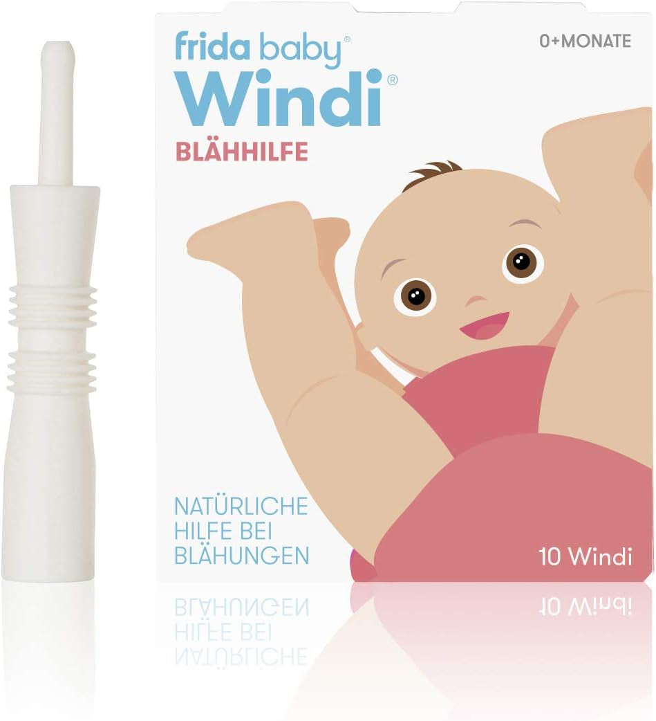 Fridababy Windi Soulagement des gaz pour bébés à partir de 0 mois 10 pièces Cathéters jetables Soulagement des gaz naturels 20437