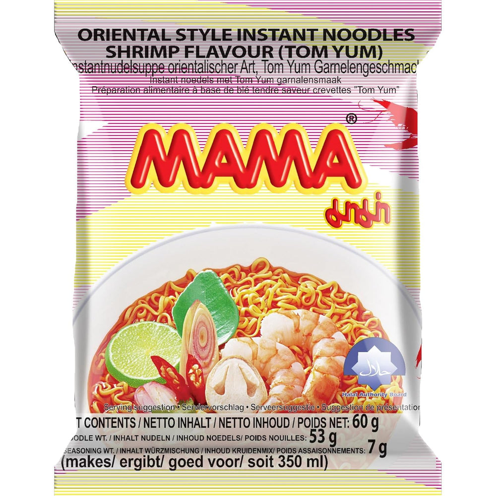 MAMA - Nouilles Instantanées au Poulet - Paquet Multiple (30 X 55 GR)