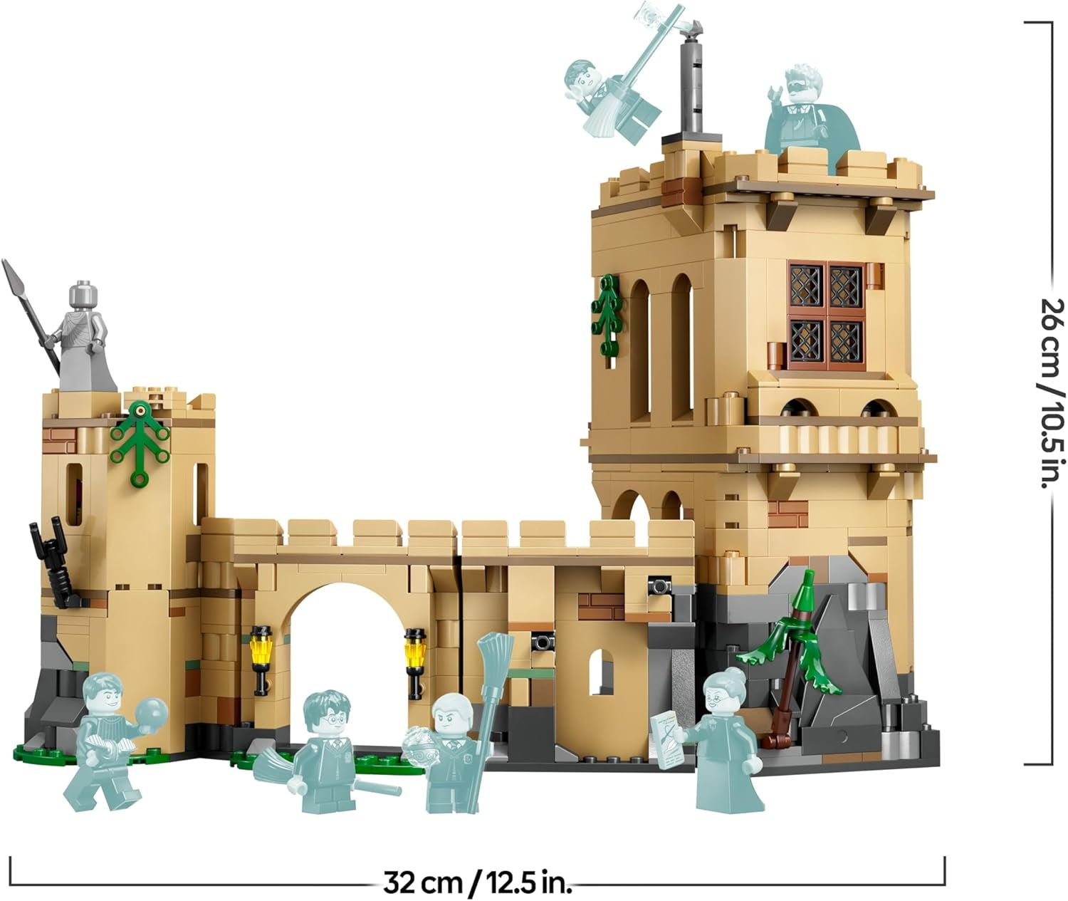 LEGO Harry Potter Schloss Poudlard : Flugstunden, Abenteuer-Spielset mit 6 Minifiguren zum Sammeln, inkl. Draco Malfoy et le professeur McGonagall, jeu de rôle pour les jeunes et les filles du 9 janvier 76447