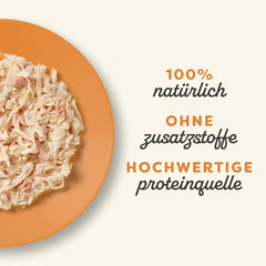 Applaws 100% Natural Nassfutter for Katzen, Hühnerbrust mit Tunfischfilet in Brühe - Packung mit 12 x 70g Beuteln