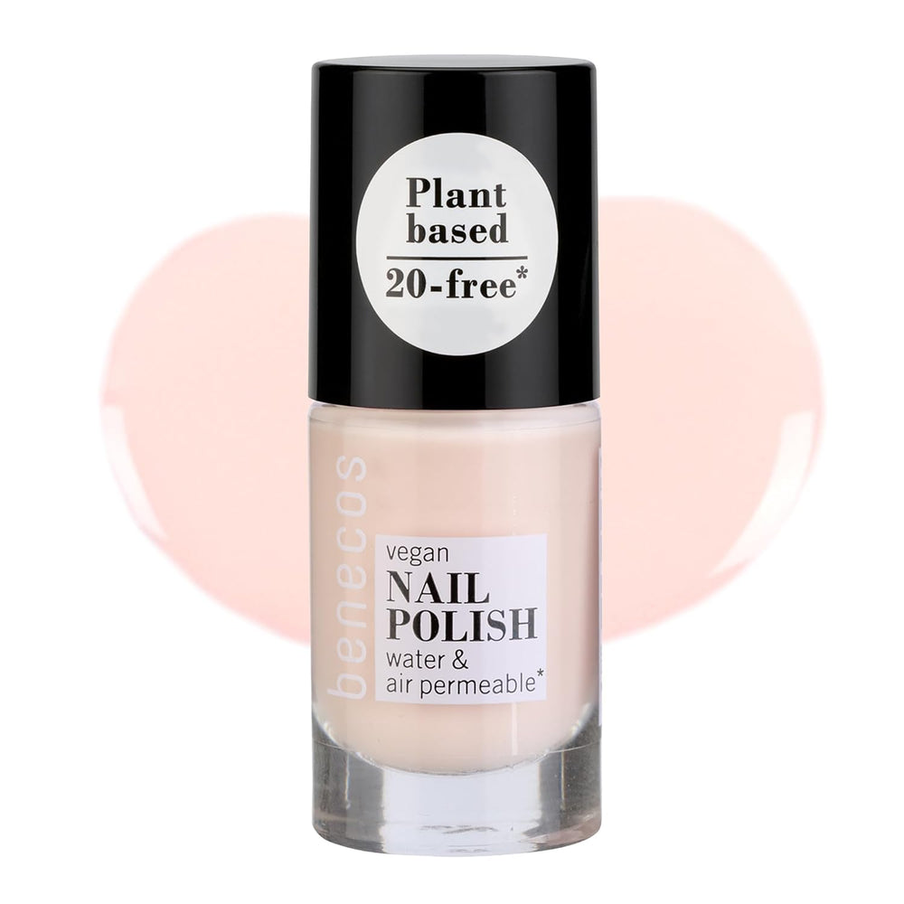 Benecos 20-Free "Be My Baby" vernis à ongles végétalien - vernis à ongles à base de plantes - séchage rapide et longue durée - perméable à l'eau - enrichi en biotine - 5 ml