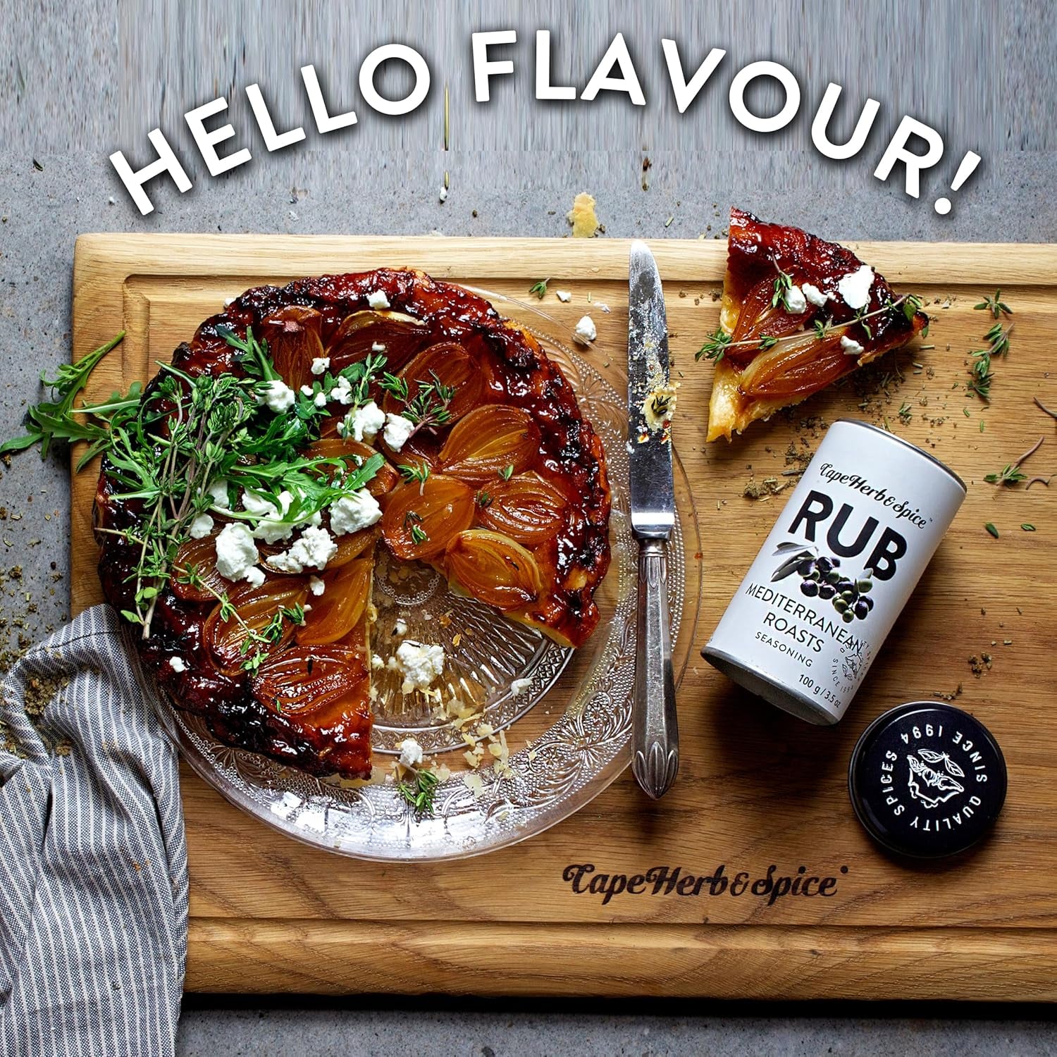 - Frotter les rôtis méditerranéens 100g