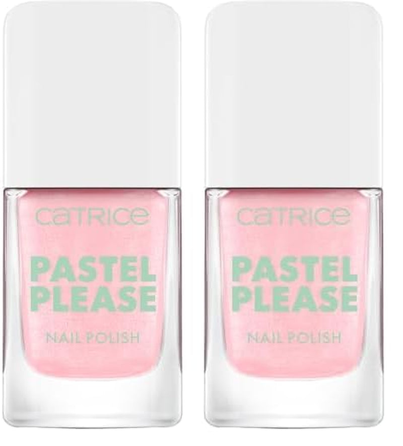 Catrice Pastel Please Vernis à ongles 040 Mint Breeze Vert clair Vernis à ongles pailleté profondément coloré hautement pigmenté Vegan 10,5 ml