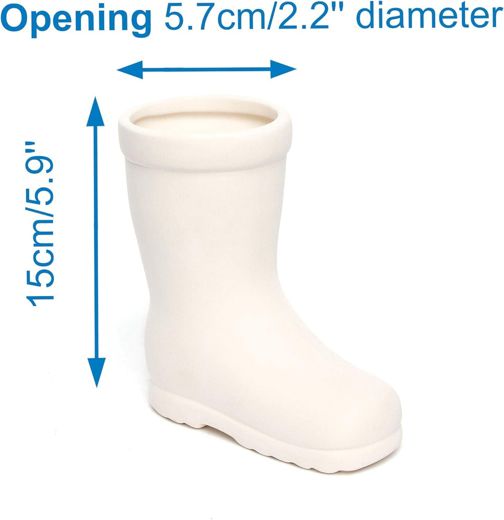 Baker Ross Pots en céramique « Wellies » pour enfants (paquet de 2)