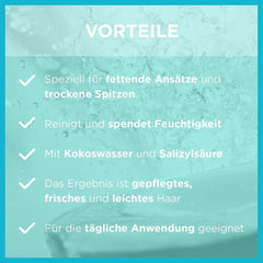 Garnier, sampon impotriva parului uleios, cu apa de cocos Duș și baie Naty Shop