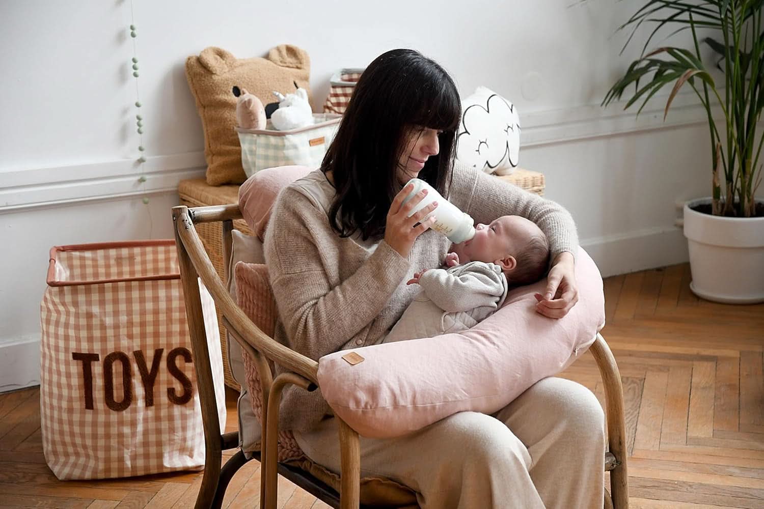 BÉABA, Big Flopsy, oreiller multifonction pour l'allaitement Accessoires Alimentation et Allaitement Bebe Naty Shop