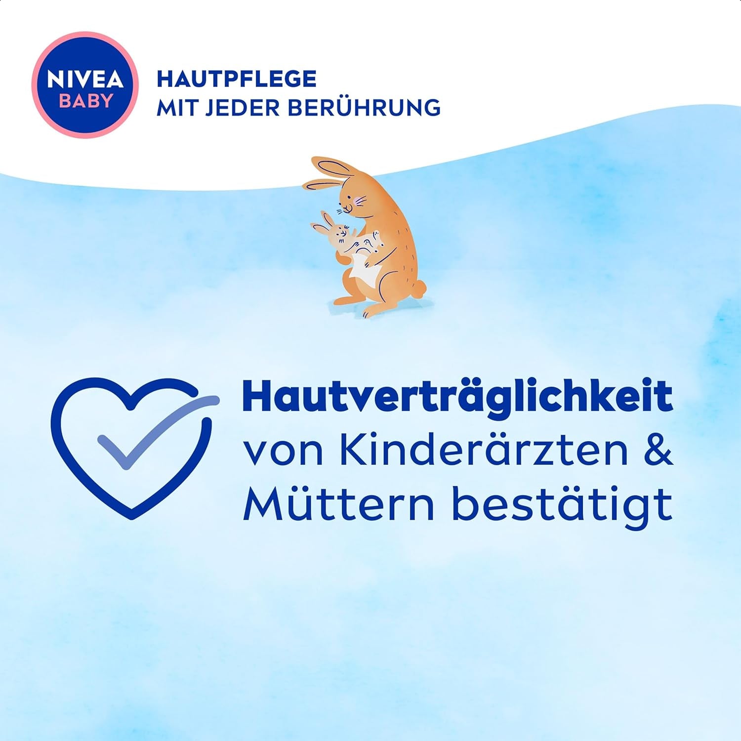 NIVEA BABY Lingettes humides Soft & Cream pour bébé (4 x 57 pièces)