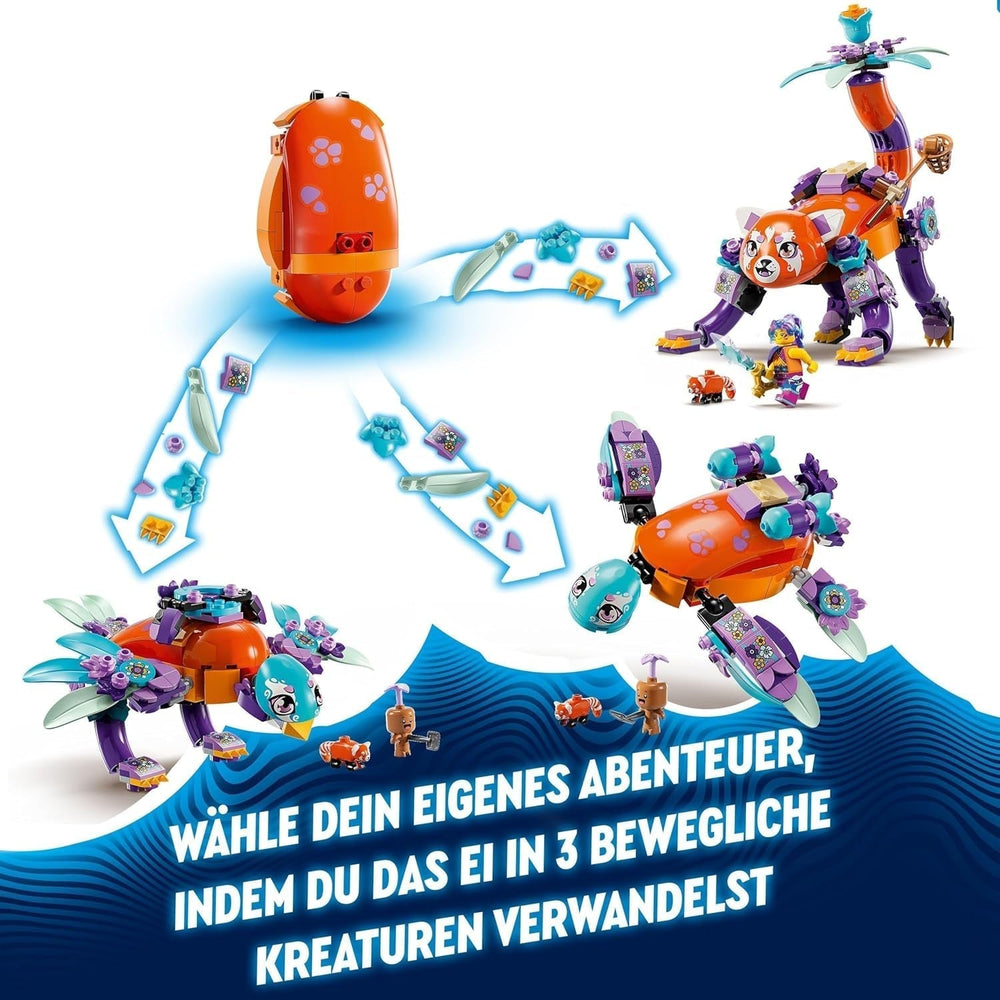 LEGO Dreamzzz 3-en-1 Izzies Dream Animals, œuf magique avec figurines d'Izzy et Dizzy et figurines d'animaux, ensemble de jeu fantastique, cadeau pour filles et garçons de 8 ans 71481 Ensembles de construction Besuche den LEGO-Store