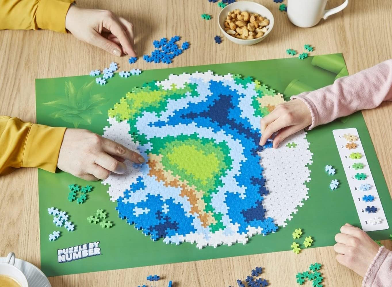 PLUS PLUS Earth Block Puzzle 800 pièce(s) Globe, Erde