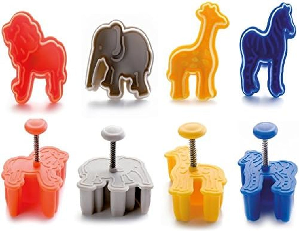 734700 Cisailles Safari avec éjecteur, 4 pcs