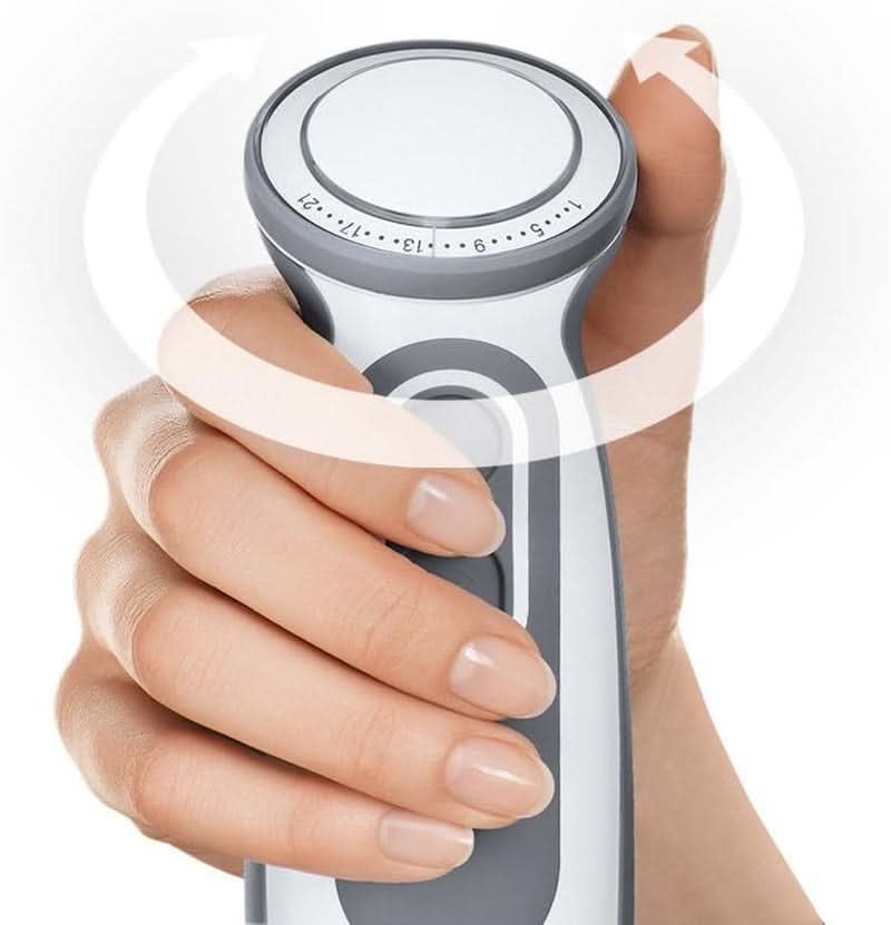 Braun Multiquick 5 Vario MQ 5000 Stabmixer | 750 W | Easyclick System | Powerbell Technologie | 21 Geschwindigkeitsstufen | Mixen Und Pürieren Mama si Copilul Naty Shop