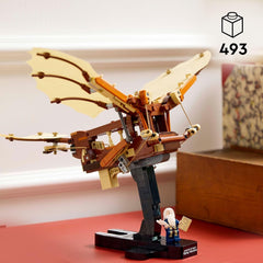 LEGO Icons La machine volante de Léonard de Vinci avec des ailes battantes - Comprend une figurine et un support - Ensemble de construction pour adultes - Ensemble de décoration pour la maison - Idée cadeau - 10363 Jeux de construction Besuche den LEGO-Store