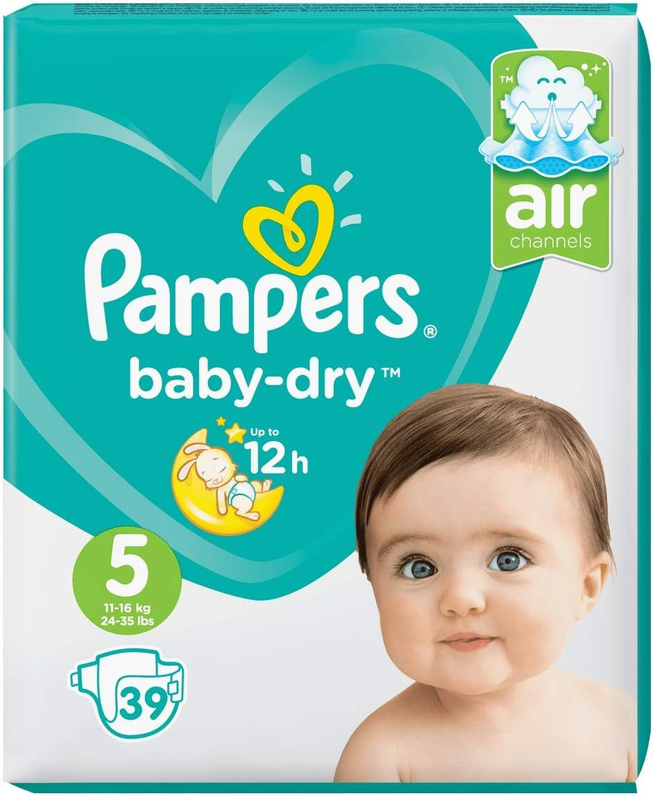 Couches Pampers 81657566 Pantalon Baby-Dry, blanc