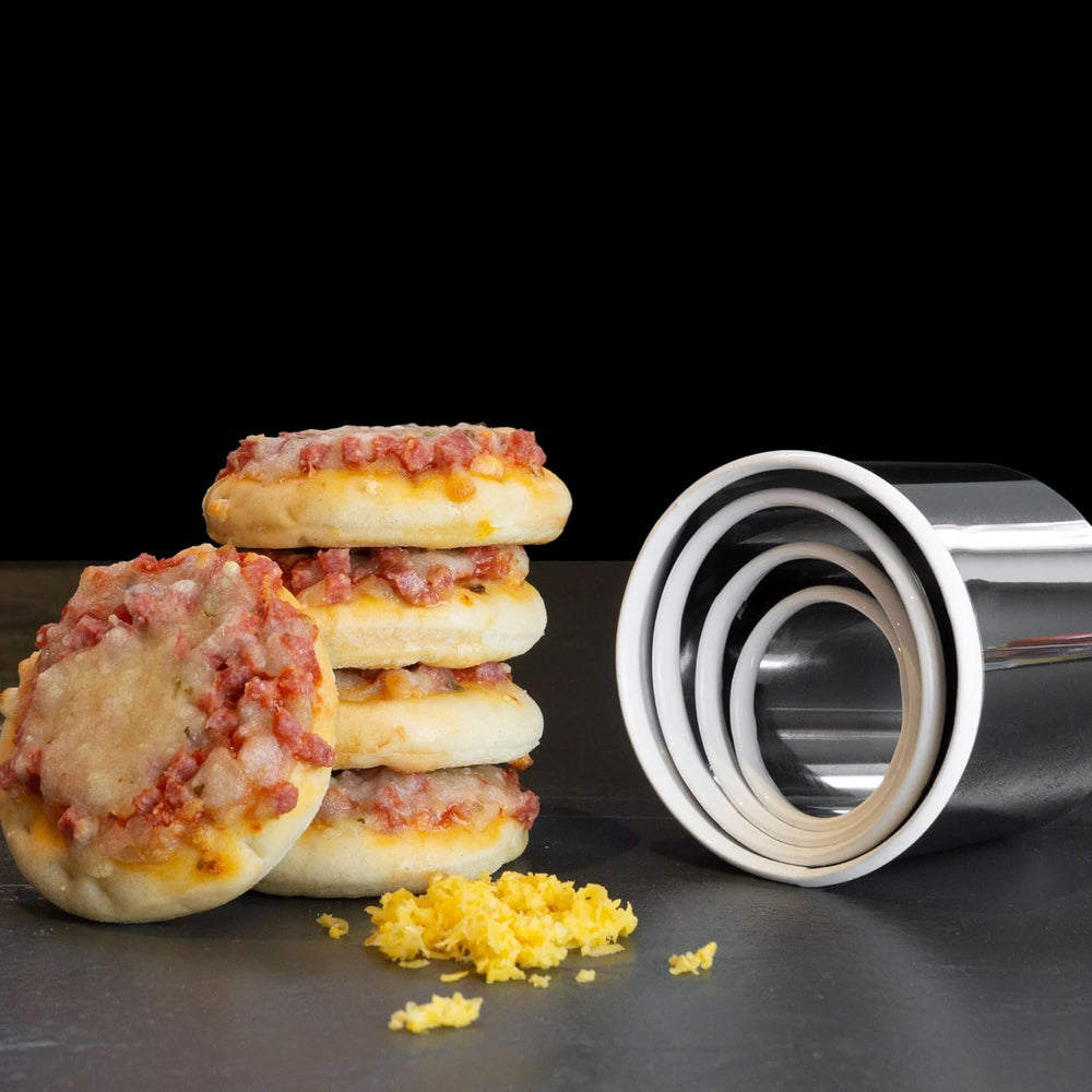 Lurch 10560 Ensemble de 6 emporte-pièces pour coupe, drapage et portions en acier inoxydable