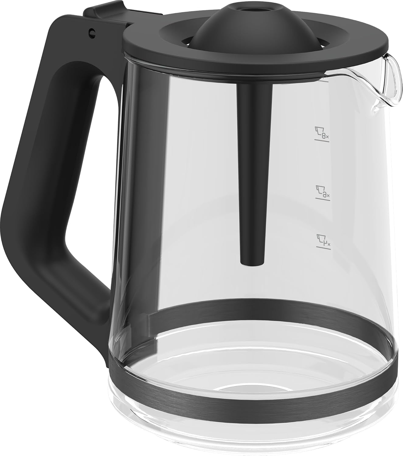 Machine à expresso numérique avec filtre GRUNDIG KM8440, rouge, 1000 W, 1,25 litres