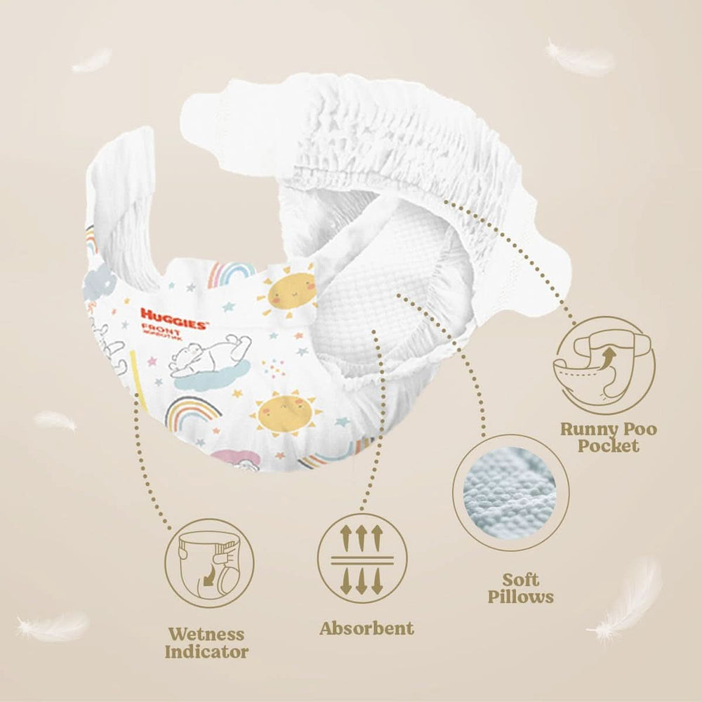 Couches Huggies Extra Care, taille 3 (4-9 kg), paquet de 96 Mère et Enfant Naty Shop