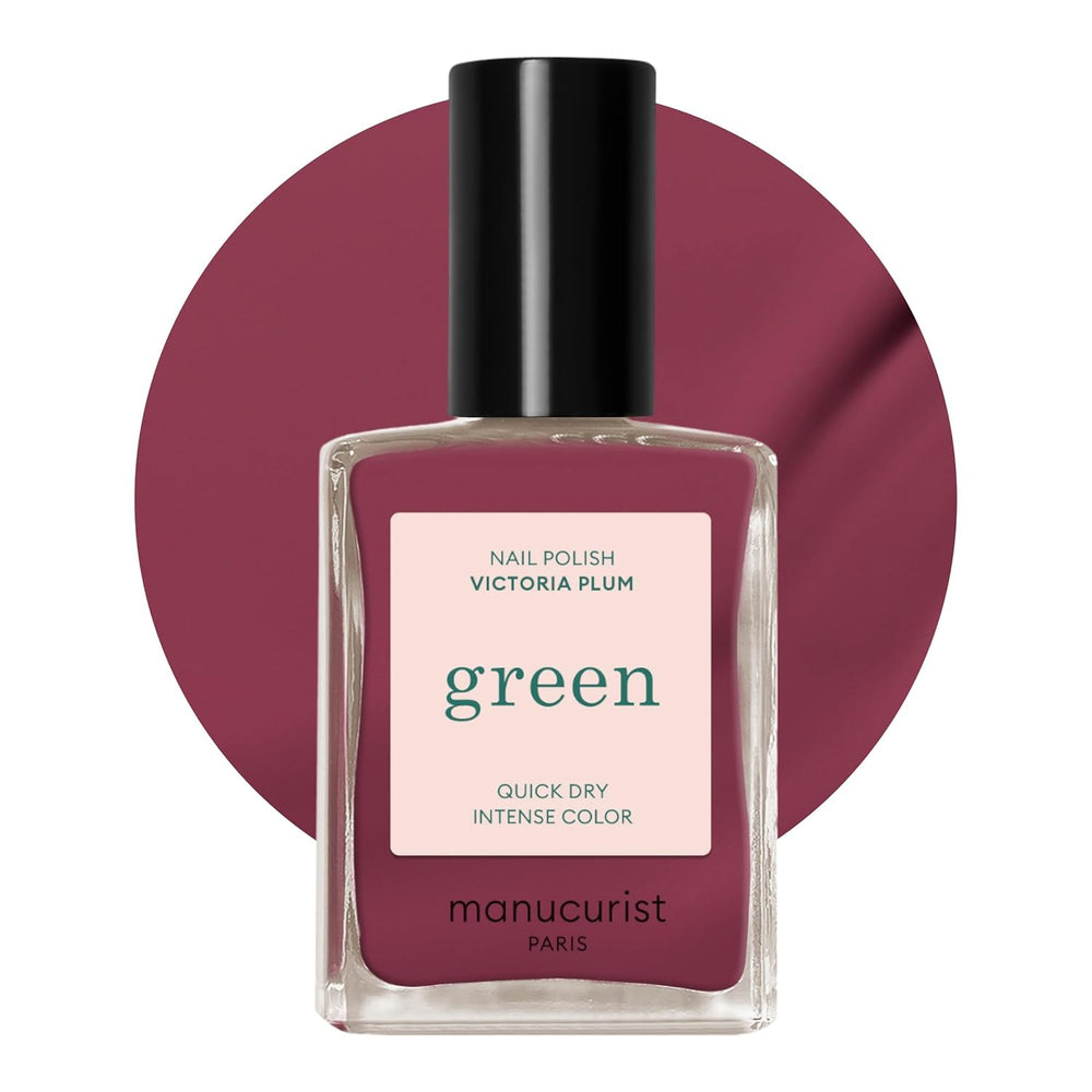 Manucurist Green - Vernis à ongles Rosy Beige Shell Beige - Vernis à ongles à séchage rapide - Ongles DIY - Vegan 12-Free - À base de plantes - Vernis à ongles - Fabriqué en France