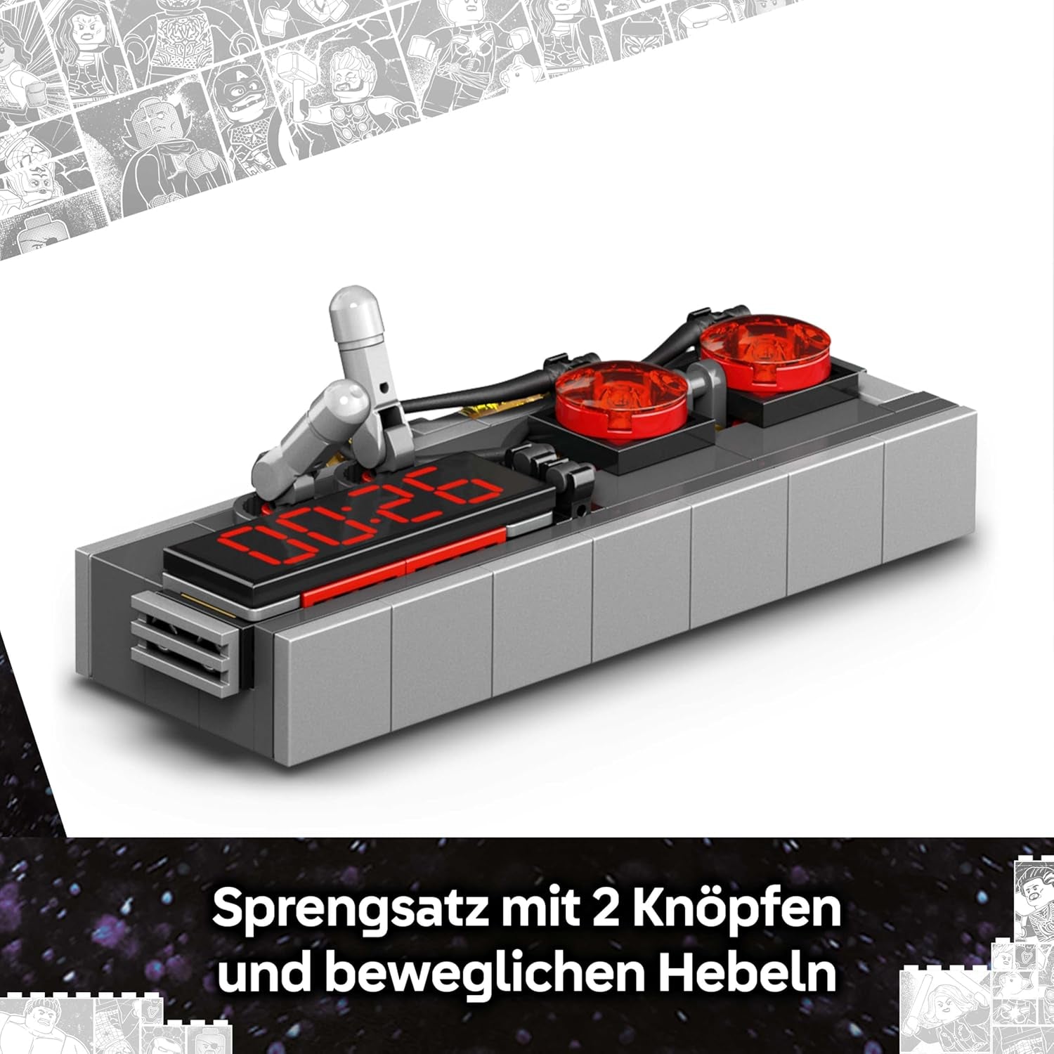 LEGO | Groot im Ravager-Outfit - Superhelden Spielzeug mit Baubarer Figur für Rollenspiele - Kinder Konstruktionspielzeug - Creative Geschenk for Jungen ab 10 Jahren, Mädchen and Filmfans - 76341