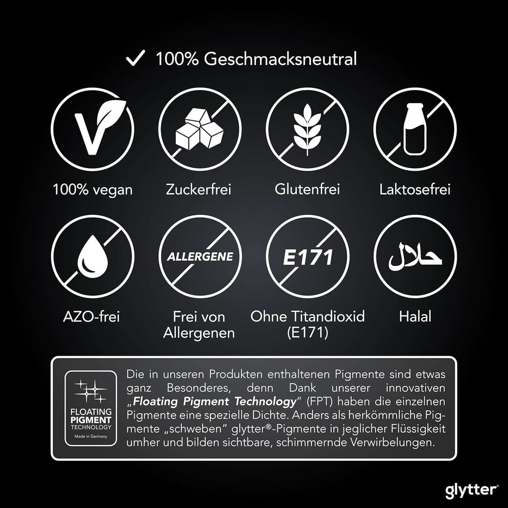 Glitter comestibil pentru băuturi și lichide, 10 grame Naty Shop