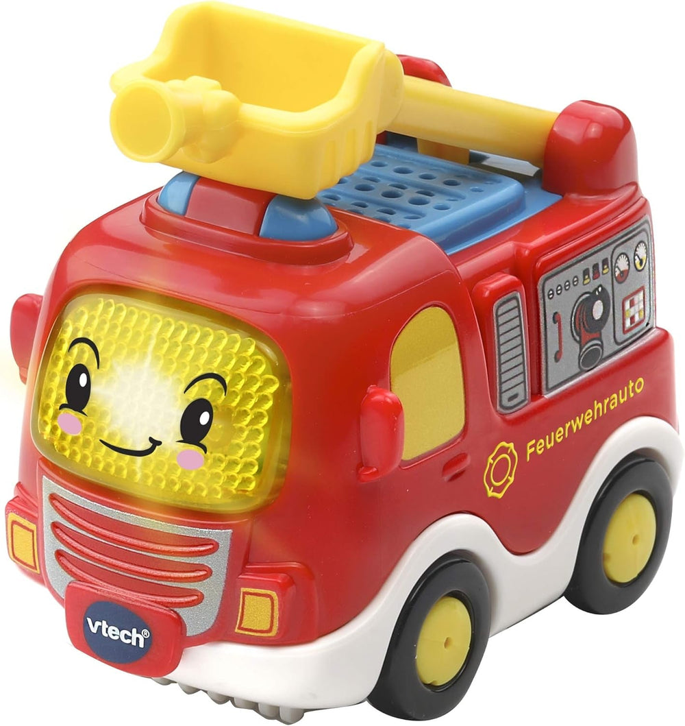 Vtech 80-524404 TUT TUT Baby Speedster - Deluxe Road Set, Mașini pentru copii, Multicolor & 80-514004 TUT TUT Mașină de pompieri pentru copii, Multicolor Jucarii Bebe Naty Shop