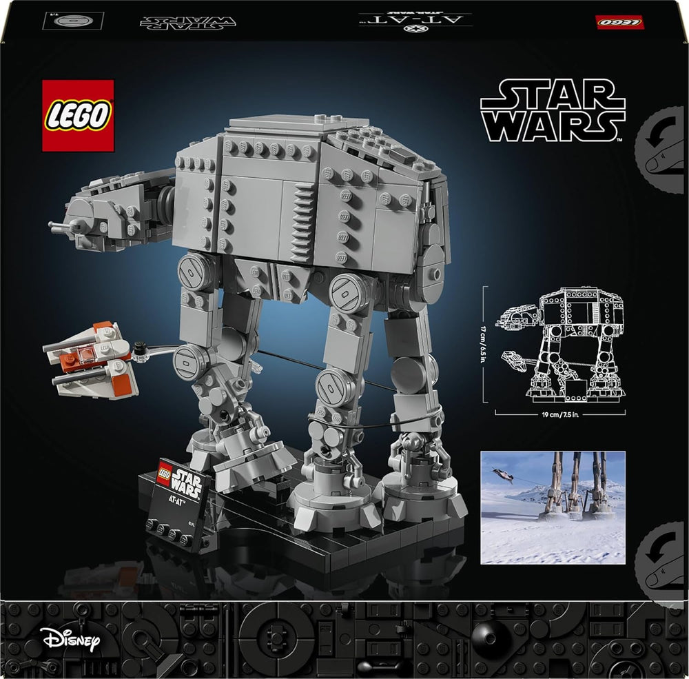 LEGO Star Wars 75440 AT-AT - Modellbau Set für Erwachsene - Mit Snowspeeder, Ständer & Namensschild - DIY Deko fürs Regal - Geschenk zum Vatertag für Fans von Das Imperium schlägt zurück