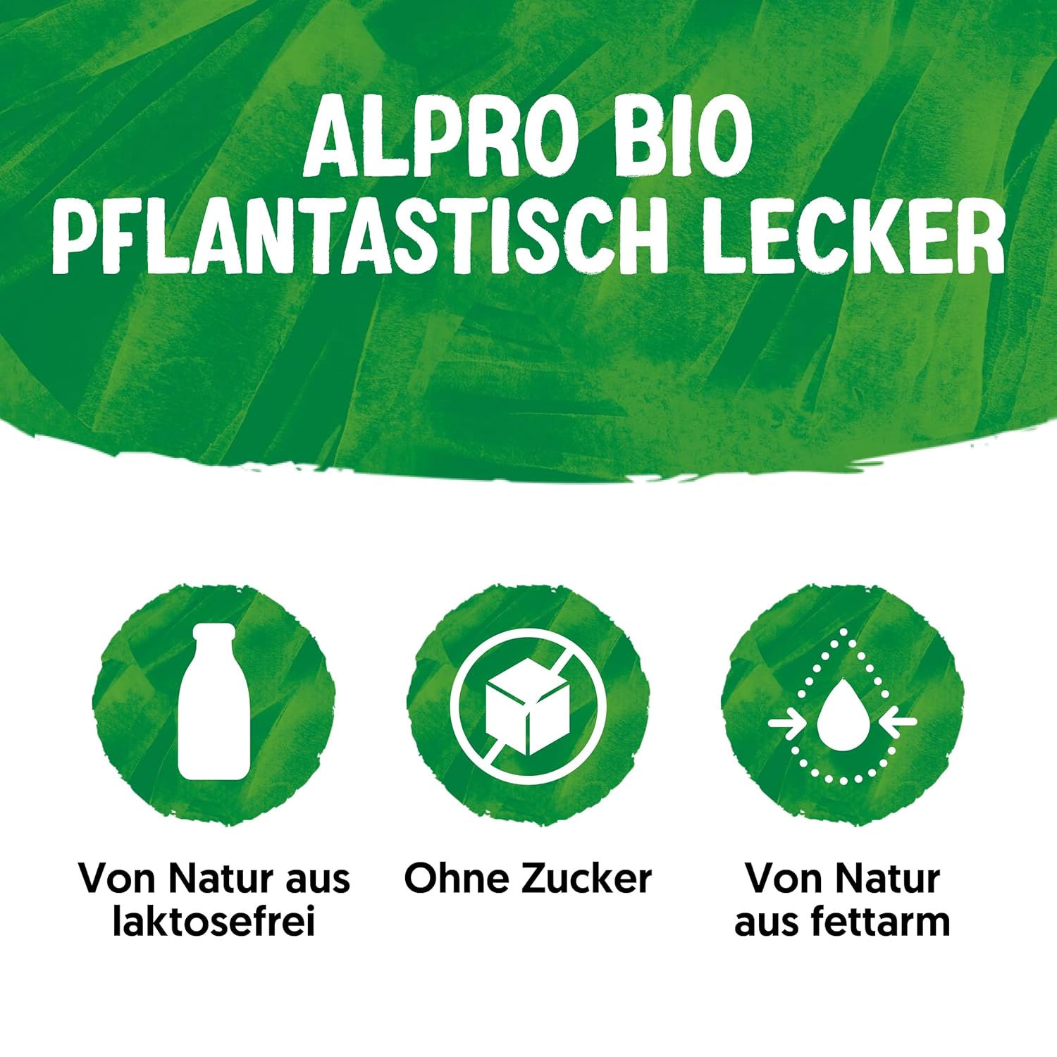 Alpro Bio Haferdrink sans Zucker – 8 x 1 l
