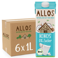 Allos Mandeldrink Sans Sucre Mandel Natur Vegan Lactose 1L