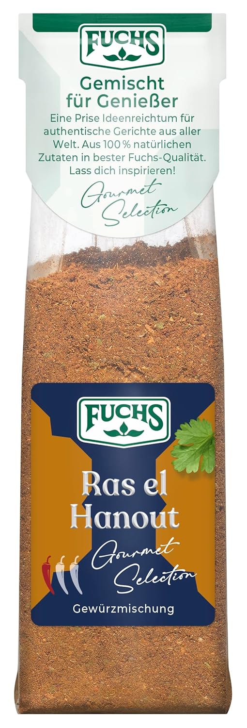 Fuchs Spices Gourmet Selection Moyen-Orient/Afrique - Mélange d'épices pour couscous et boulgour Mélange d'épices rechargeable pour assaisonner les plats de boulgour végétalien 55 g