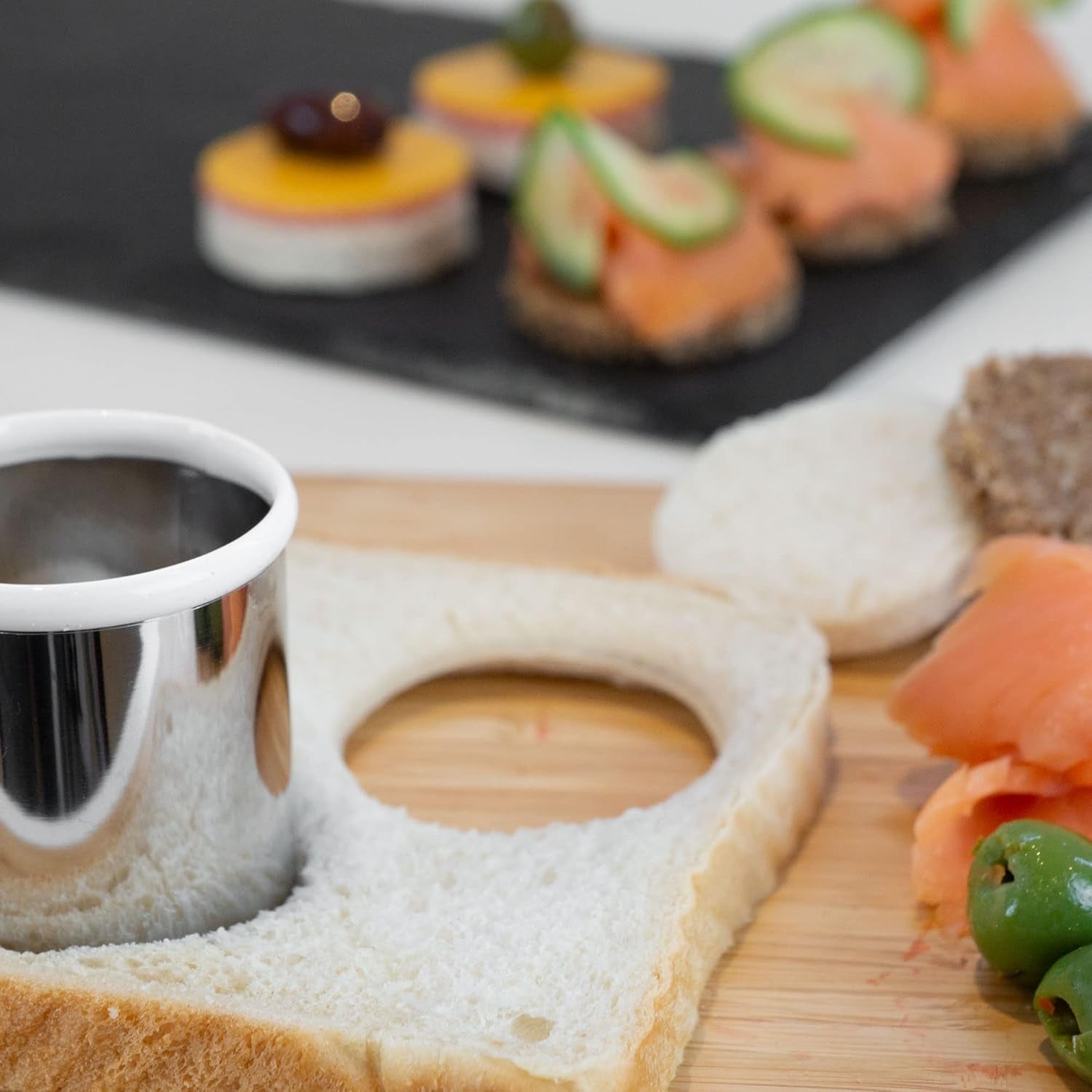 Lurch 10560 Ensemble de 6 emporte-pièces pour coupe, drapage et portions en acier inoxydable