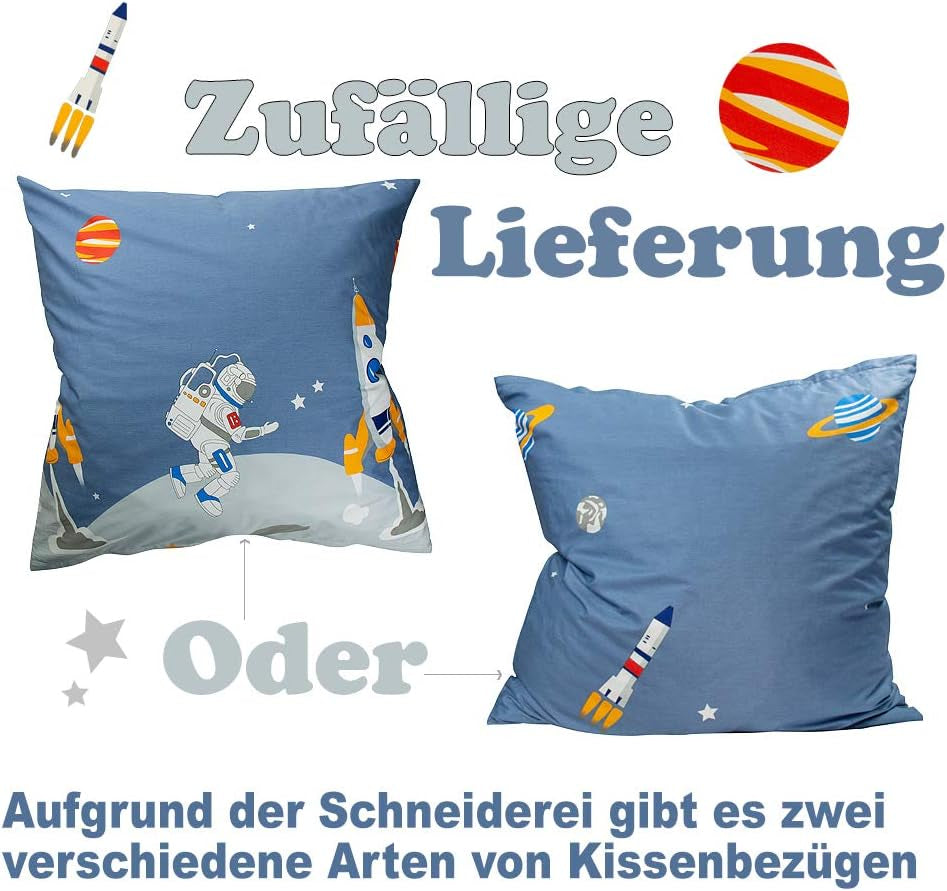 Linge de lit enfant garçon aux motifs variés, 100% coton Linge de lit - enfant Naty Shop