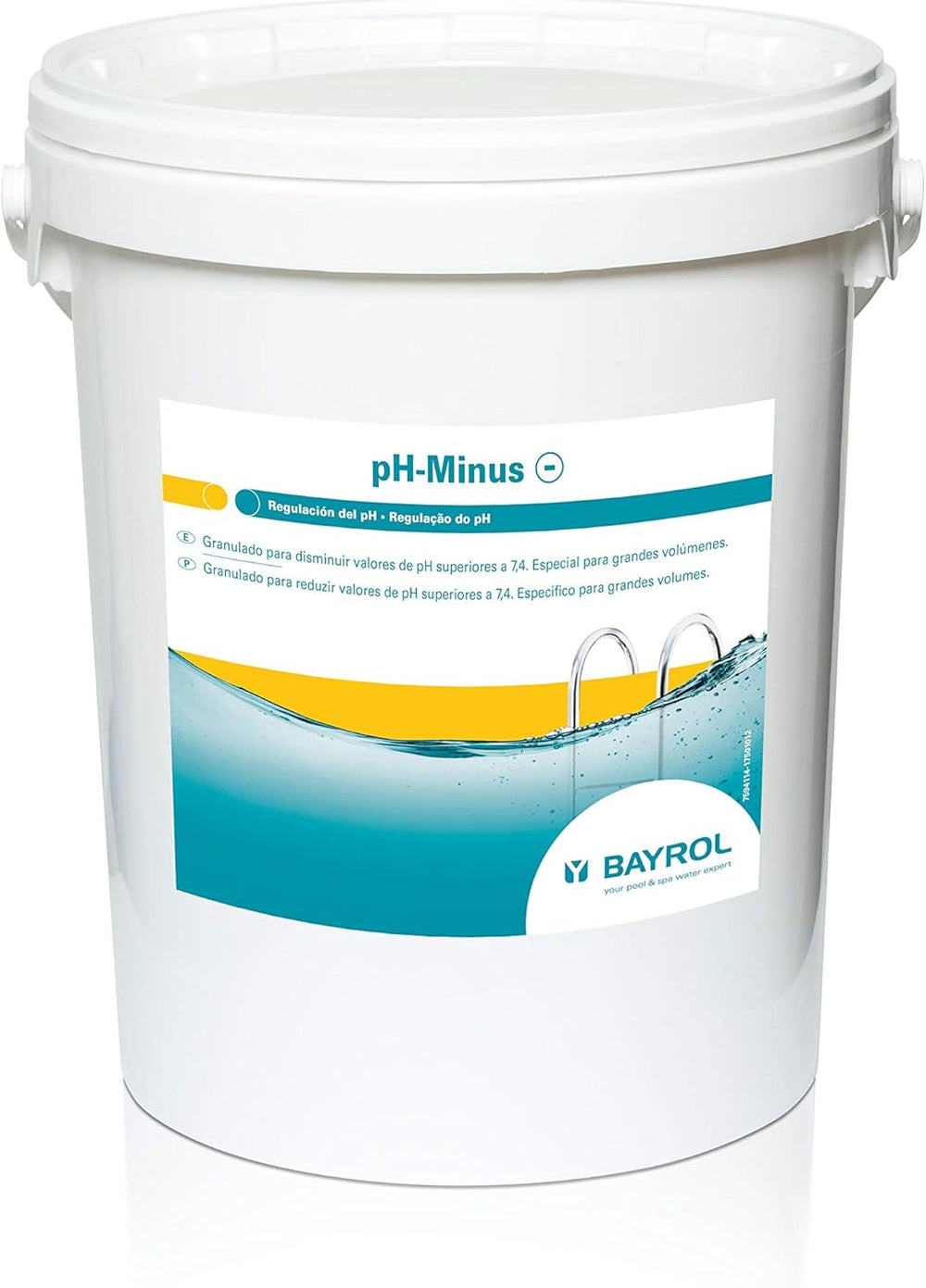 BAYROL e-pH-Minus granulés 6 kg - réduit rapidement et efficacement les niveaux de pH trop élevés dans les piscines - dosage facile directement dans l'eau - avec gobelet doseur - réducteur de pH - réglage du pH pour piscines