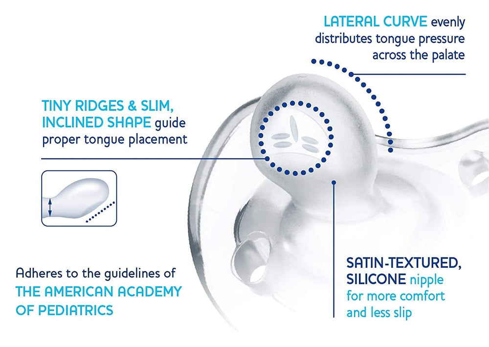PHYSIOFORMA MINI PURGE SUSPENSION SOUPLE, BRILLANTE, 2-6M, 100% SILICONE, 2 PCS.