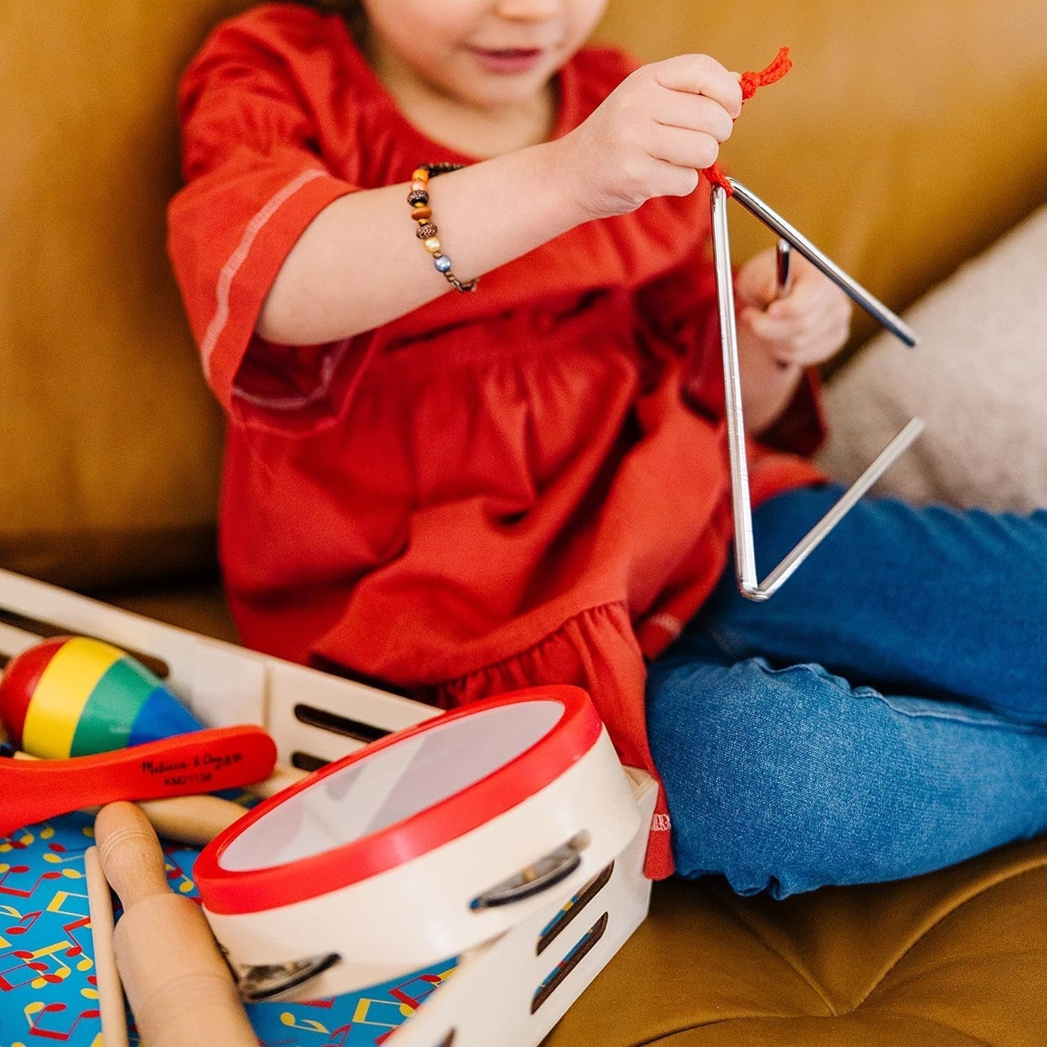 Melissa & Doug A Band in a Box | Jucării educative | Jucării muzicale pentru copii | 3+ | Cadou pentru băieți sau fete Jucarii Bebe Naty Shop