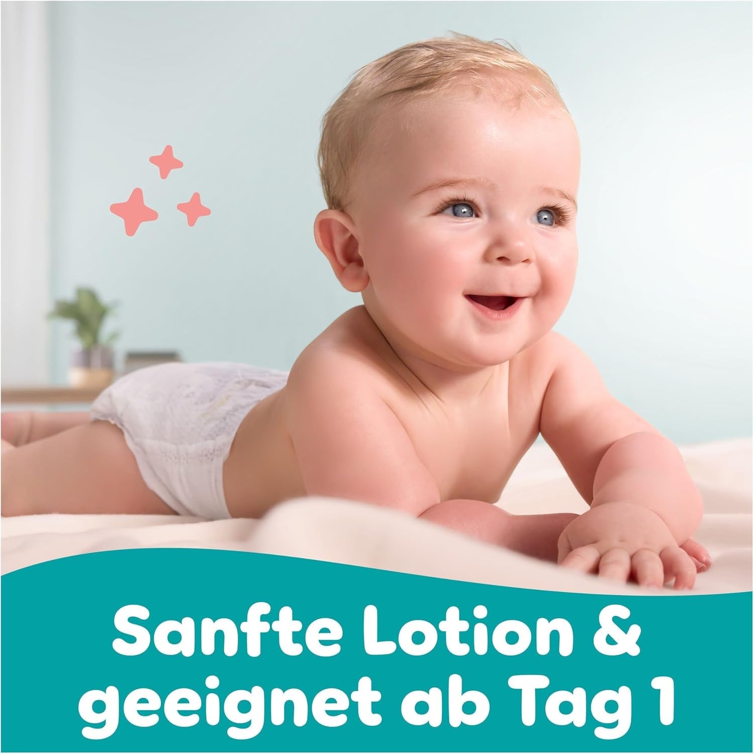 Lingettes Pampers Sensitive pour bébé, paquet de 15 de 80 lingettes, 1200 lingettes pour bébé, nettoyage doux 2 en 1 et protection de la peau