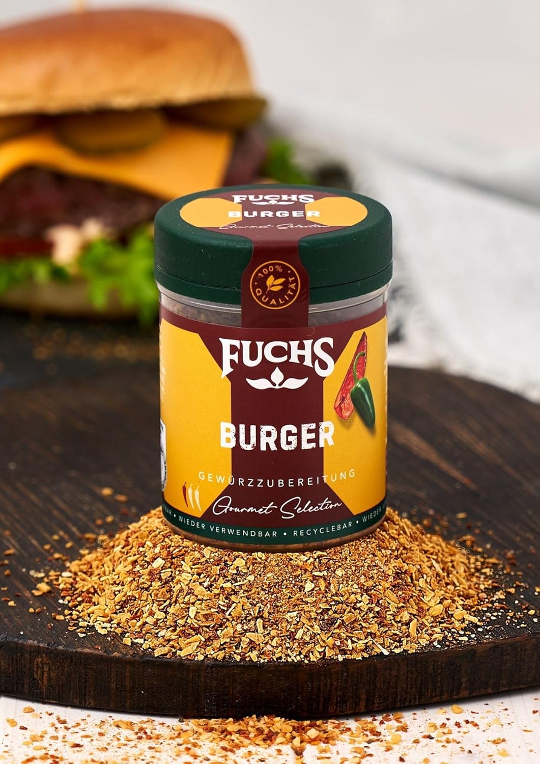Mélange d'assaisonnement Fuchs Burger - Goût intense pour les hamburgers