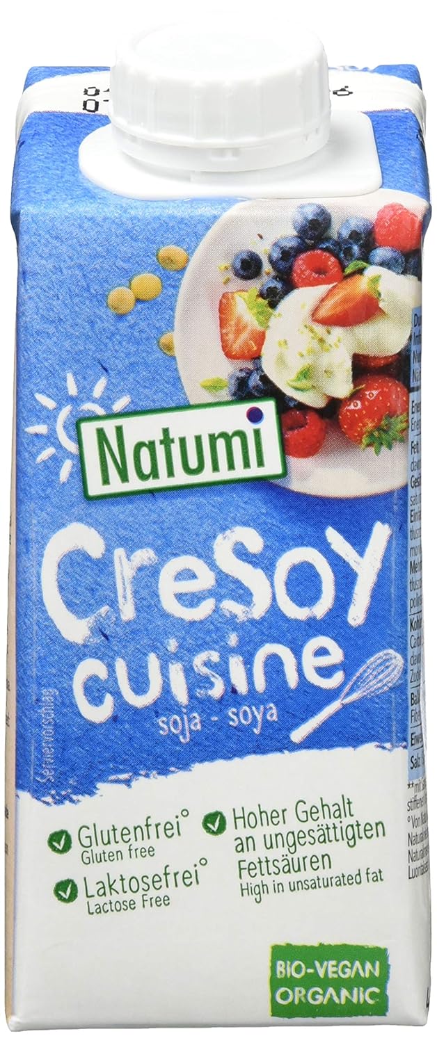 Natumi Bio-Amande Creamer, 15 x 200 ml – sans lactose, sans sucre, sans gluten, biologique, végétalien, à base d'amandes européennes, sans lait, alternative sans lait