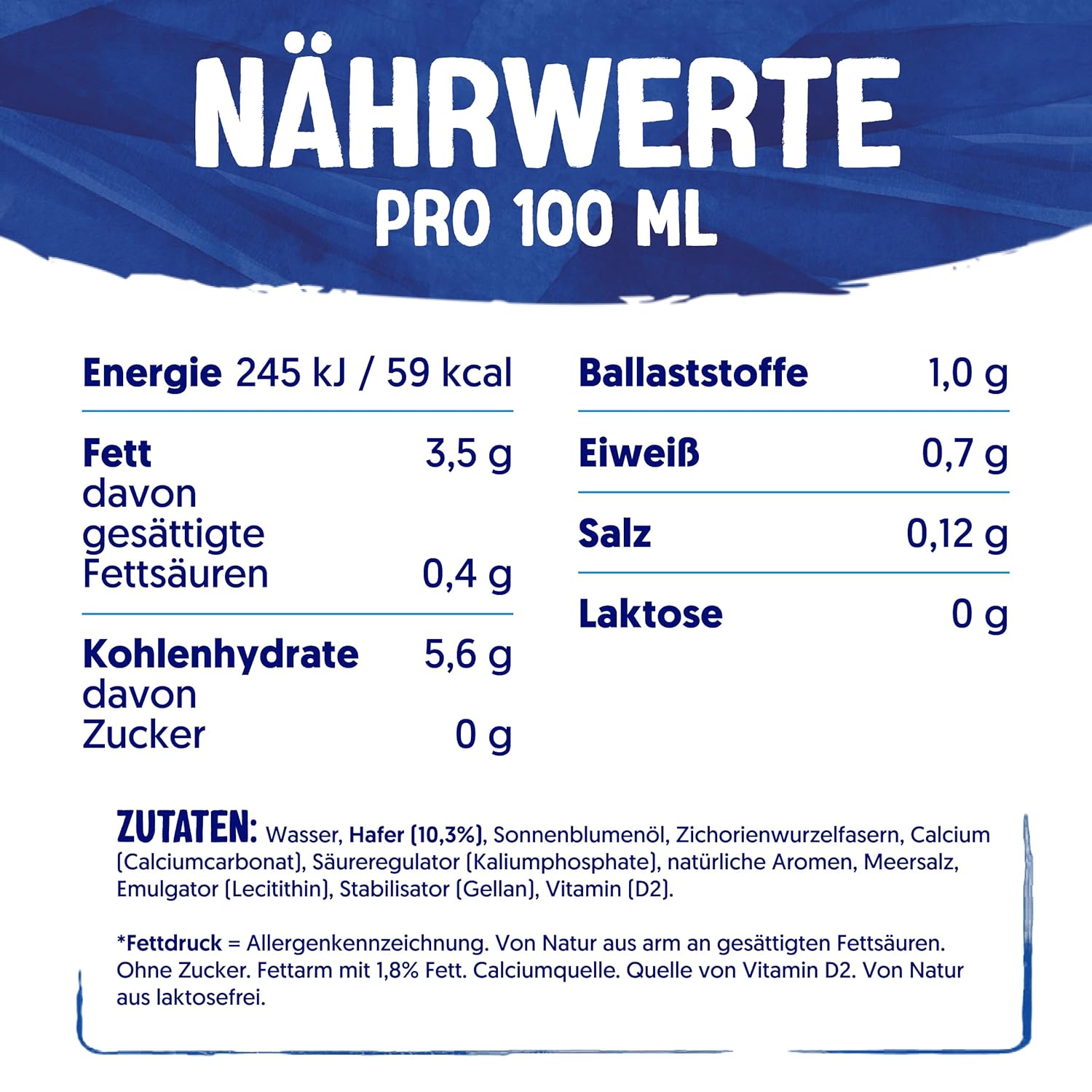 Alpro This is Not Milk 3.5 Prozent – Vegan et sans lait – Sans lait naturel – Riche en substances de ballast, calcium et vitamines – 8 x 1 L – Haltbar