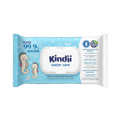 Lingettes humides Kindii Water Care - Lingettes Aqua Baby - 100 % viscose, 99,9 % eau, extrait de pamplemousse, taille écharpe 150 x 200, 100 % biodégradables, sans plastique, lingettes nettoyantes pour peaux sensibles