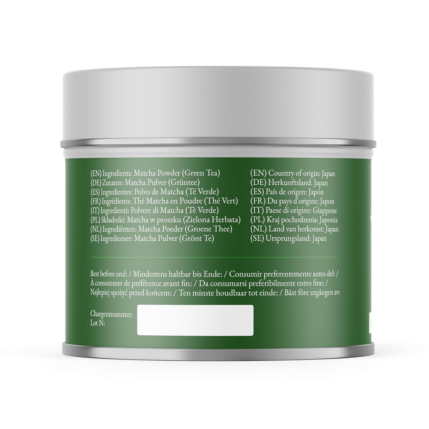 Poudre de matcha de cérémonie Monte Nativo (40 g) - parfaite pour le thé matcha, les lattés et les smoothies - thé vert du Japon - qualité cérémonielle, dans une boîte en métal - 100% pur, sans gluten, finement moulu