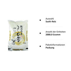 Riz pour sushi, koshihikari