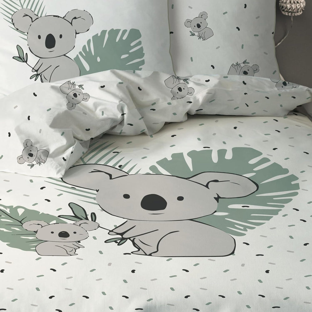 Parure de lit enfant, Koala ou Licorne, 100% coton Literie - enfant Naty Shop