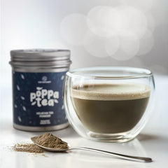 Poppatea Hojicha pudră de ceai - ceai verde prăjit (pungă de reumplere de 50 g)