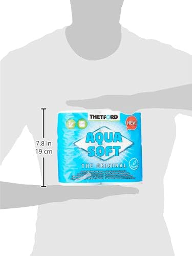 Papier toilette Aqua doux papier toilette Portable 4 rouleaux/bouteilles toilettes de Camping papier toilette de Camping en plein air