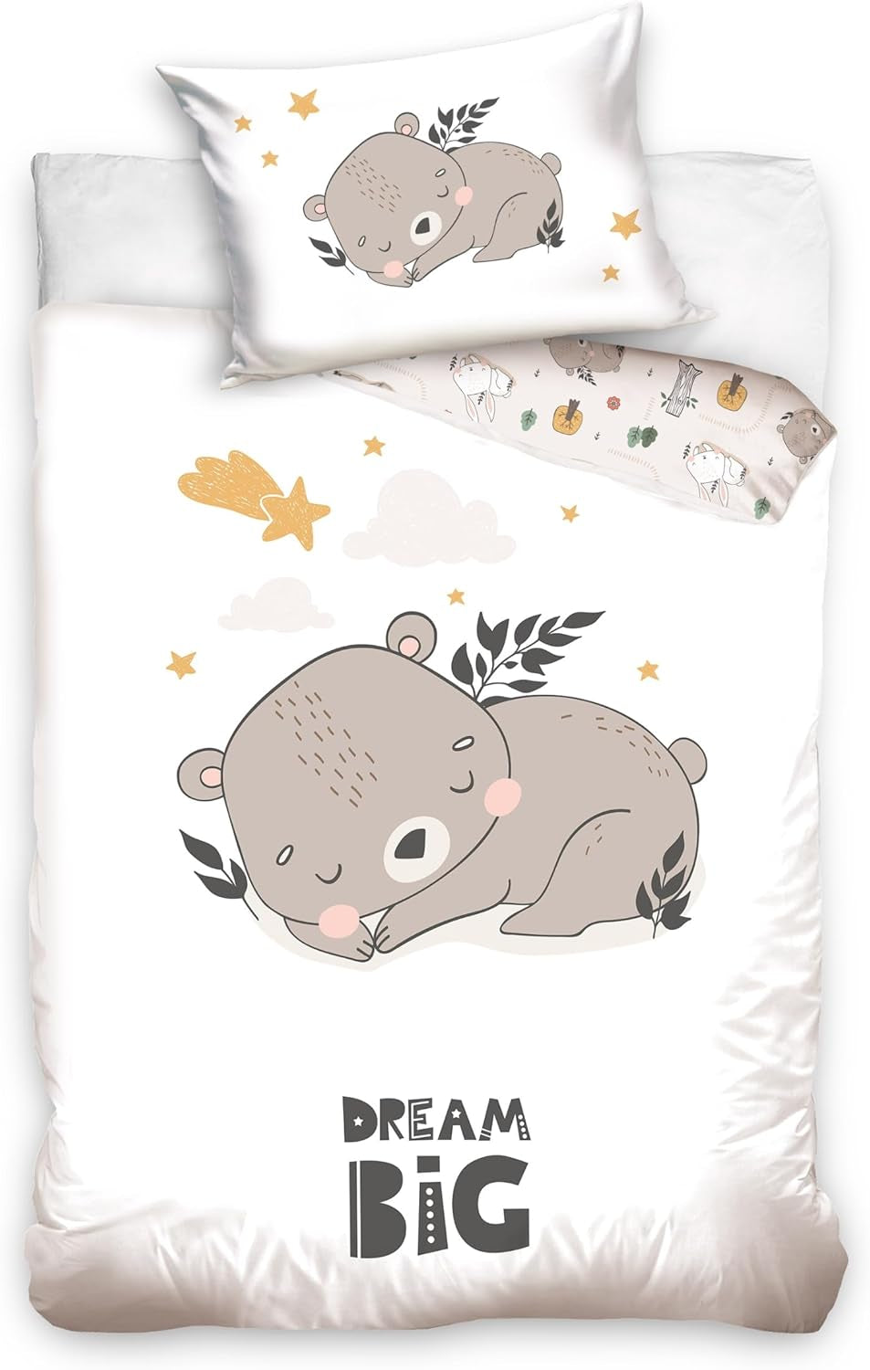 Linge de lit garçon, motifs divers, 100% coton Linge de lit - enfant Naty Shop Urs