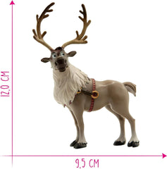 Bullyland 13514 - Renul Sven din Walt Disney The Ice Queen, aprox. 12 cm, fidel detaliilor, ideal ca mic cadou pentru copii de la 3 ani în sus Action figures Naty Shop