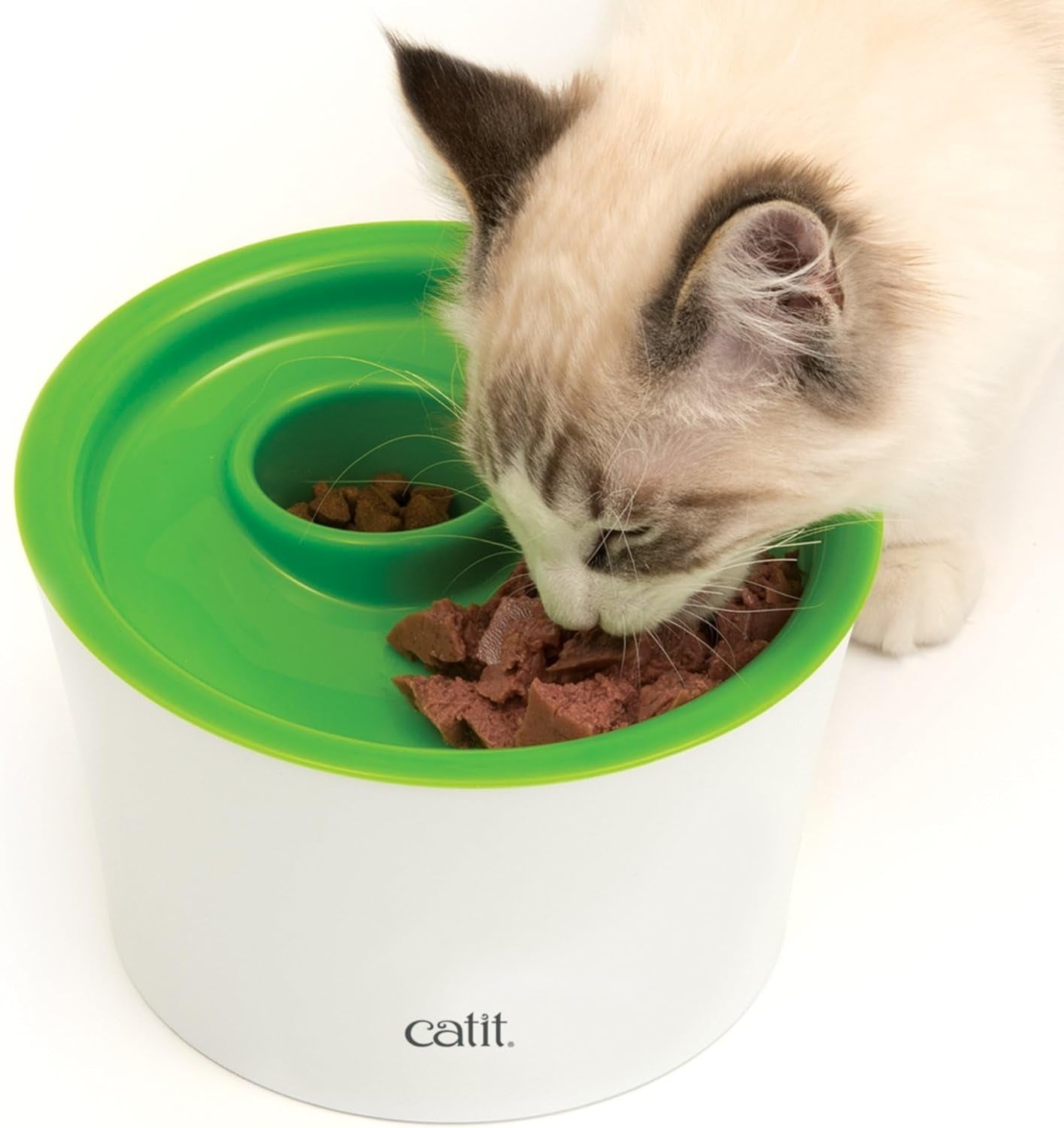 Catit Multi Feeder, Futternapf pour Nass- und Trockenfutter, Futternapf pour Katzen